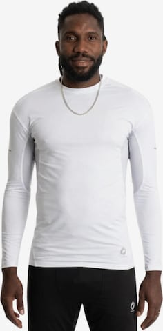 T-Shirt fonctionnel mymotus en blanc : devant