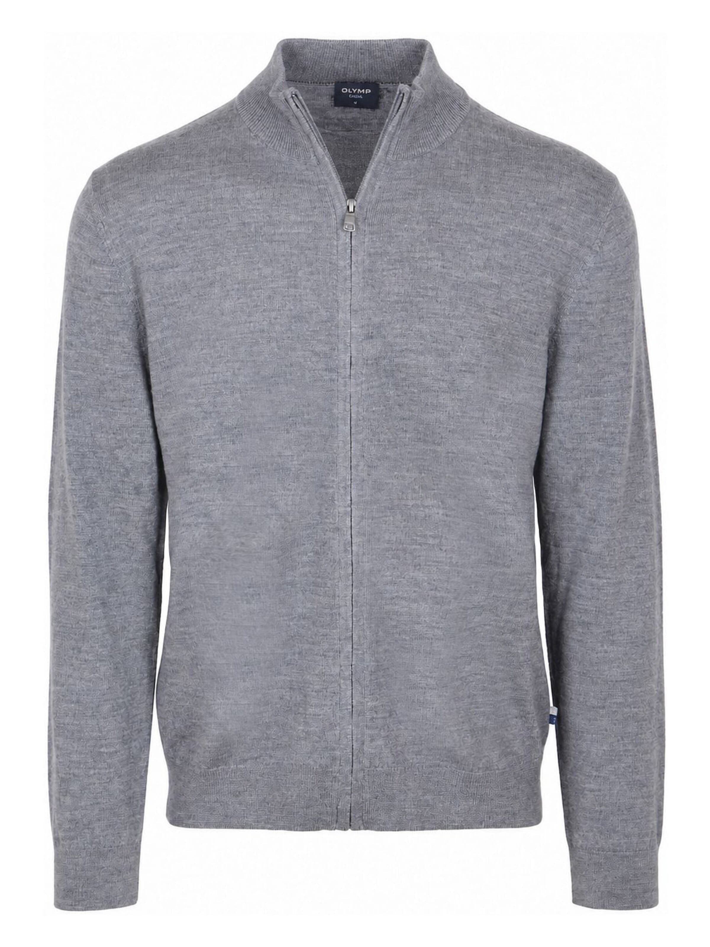 OLYMP Strickjacke‌‌‌‌‌‌ in XXXL in grau, Produktansicht