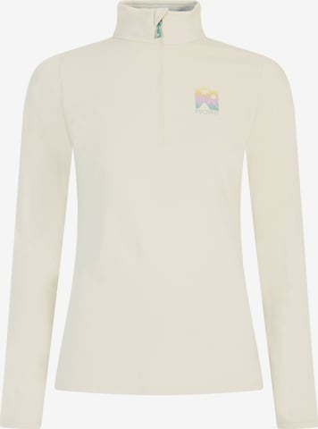 PROTEST Sportief sweatshirt 'PRTGentle' in Wit: voorkant