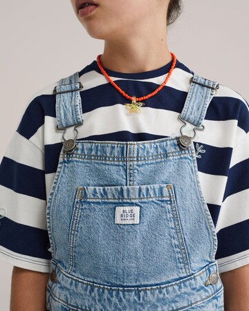 WE Fashion Loosefit Latzhose in Blau