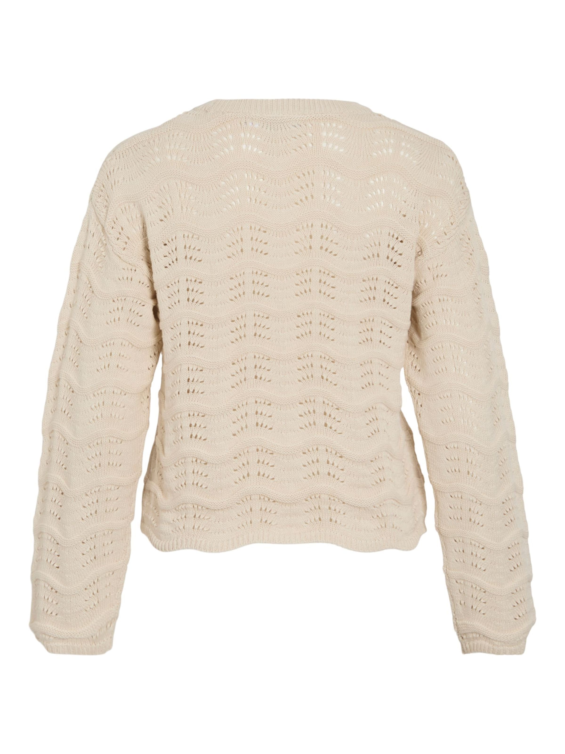 VILA Pullover 'VIWave' i beige