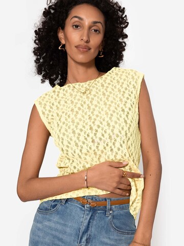 SASSYCLASSY Top‌‌‌‌‌‌‌‌‌‌ in Gelb: Vorderseite