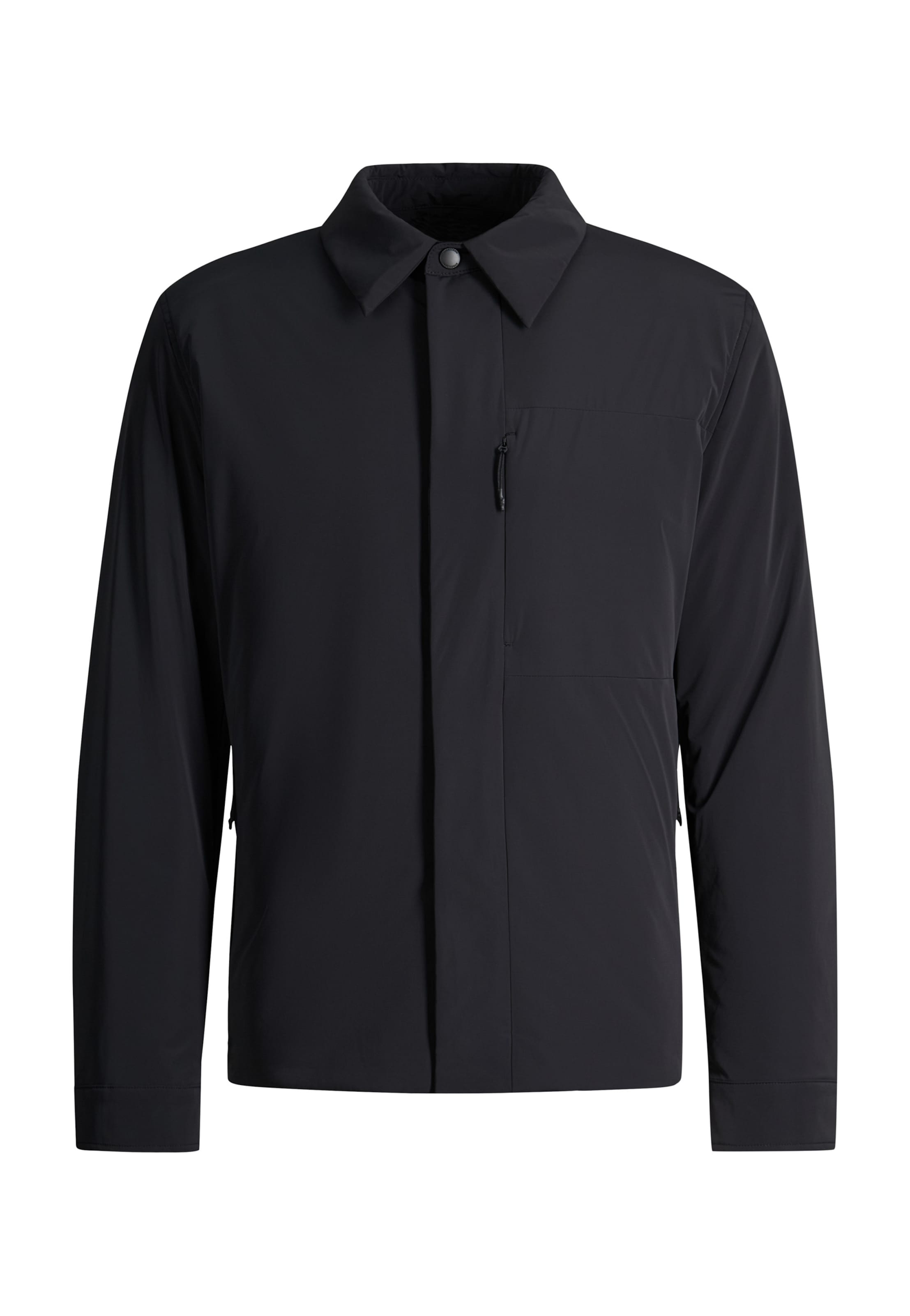 STRELLSON Shirtjacket in Schwarz: Vorderseite