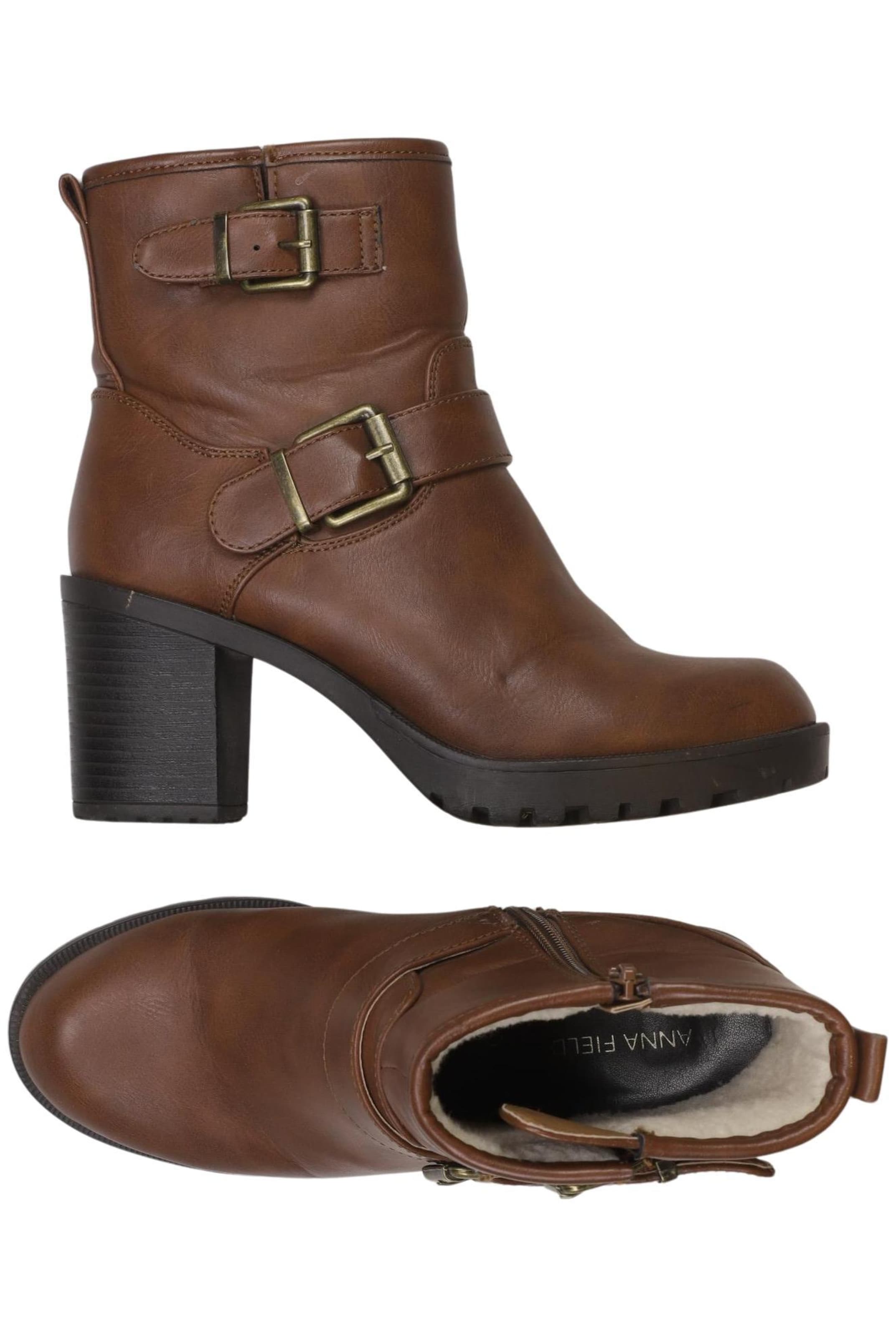 Anna Field Dress Boots in 37 in Brown: front