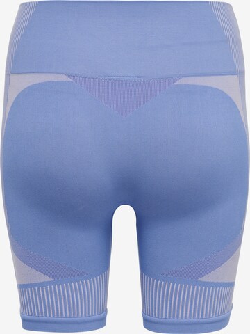 Hummel Skinny Športne hlače 'Unite' | modra barva