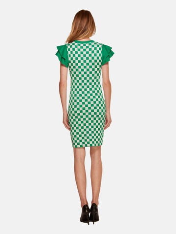 TOOche Sheath Dress 'Chess' in Green