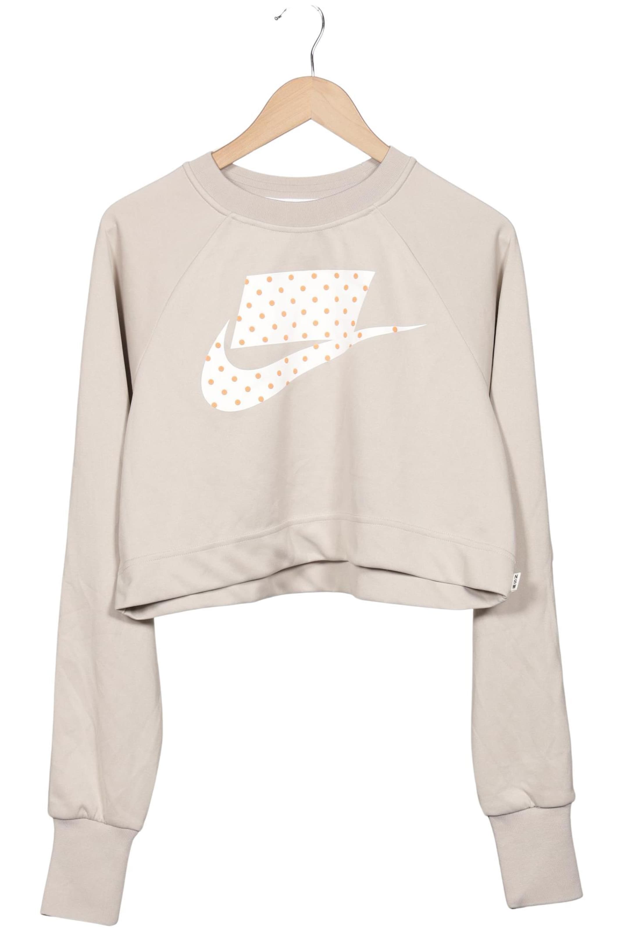 NIKE Sweater M in Beige: Vorderseite