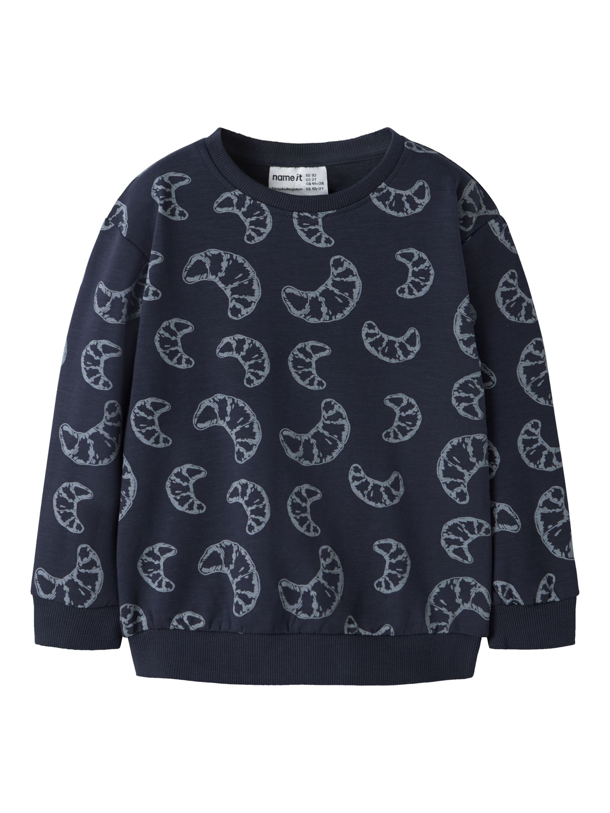 NAME IT Sweatshirt i blå: forside