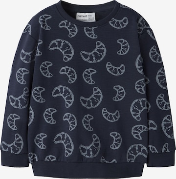 NAME IT - Sudadera en azul: frente