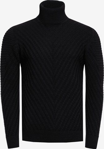 Rusty Neal Sweater in Black: front