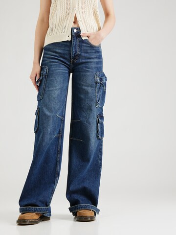 Tally Weijl Loose fit Cargo Jeans in Blue