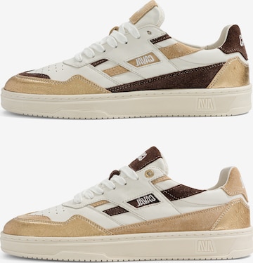 Chaussure à lacets ' PLAYGROUND ' Caval en beige : devant