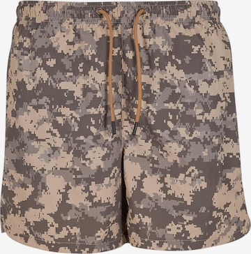 Brandit Badeshorts in Grau: Vorderseite