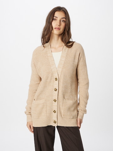 GAP Gebreid vest 'CARDI' in Beige: voorkant