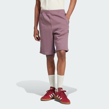 ADIDAS ORIGINALS Regular Trousers 'Trefoil Essentials' in Purple