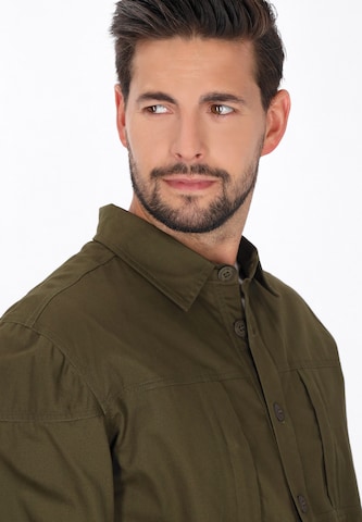 Coupe regular Chemise DreiMaster Vintage en vert