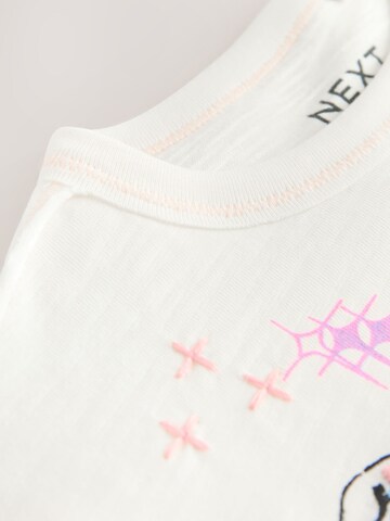 T-Shirt Next en blanc