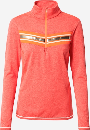 CMP Sweat de sport en or / orange / rouge orangé / blanc, Vue avec produit