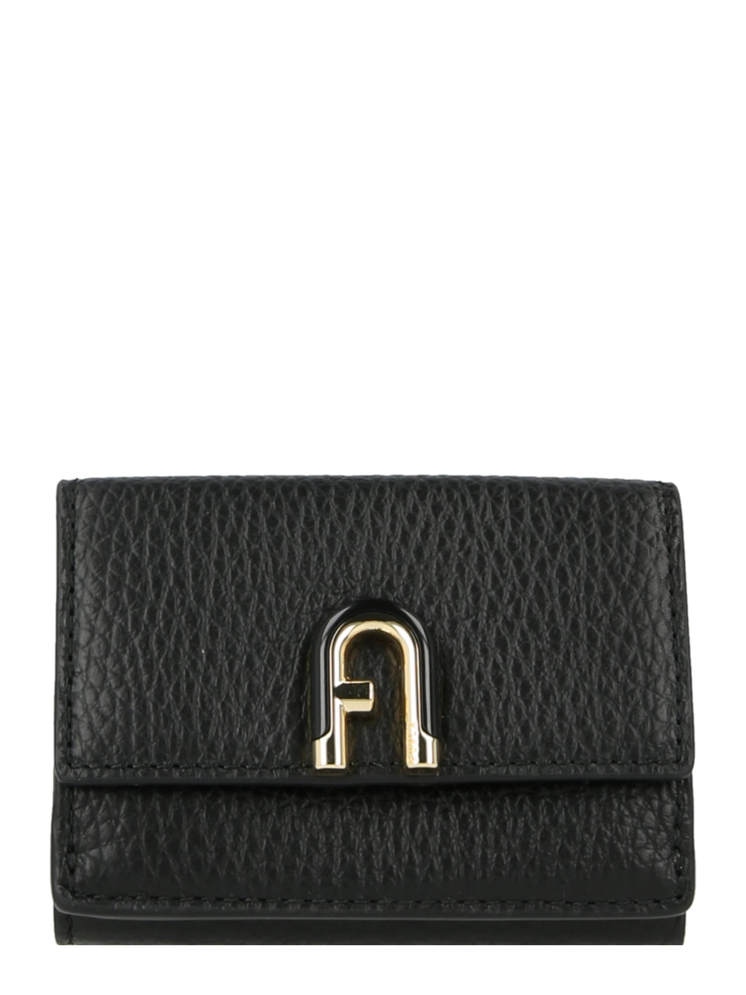 FURLA Portemonnaie 'Idea' in Schwarz: Vorderseite