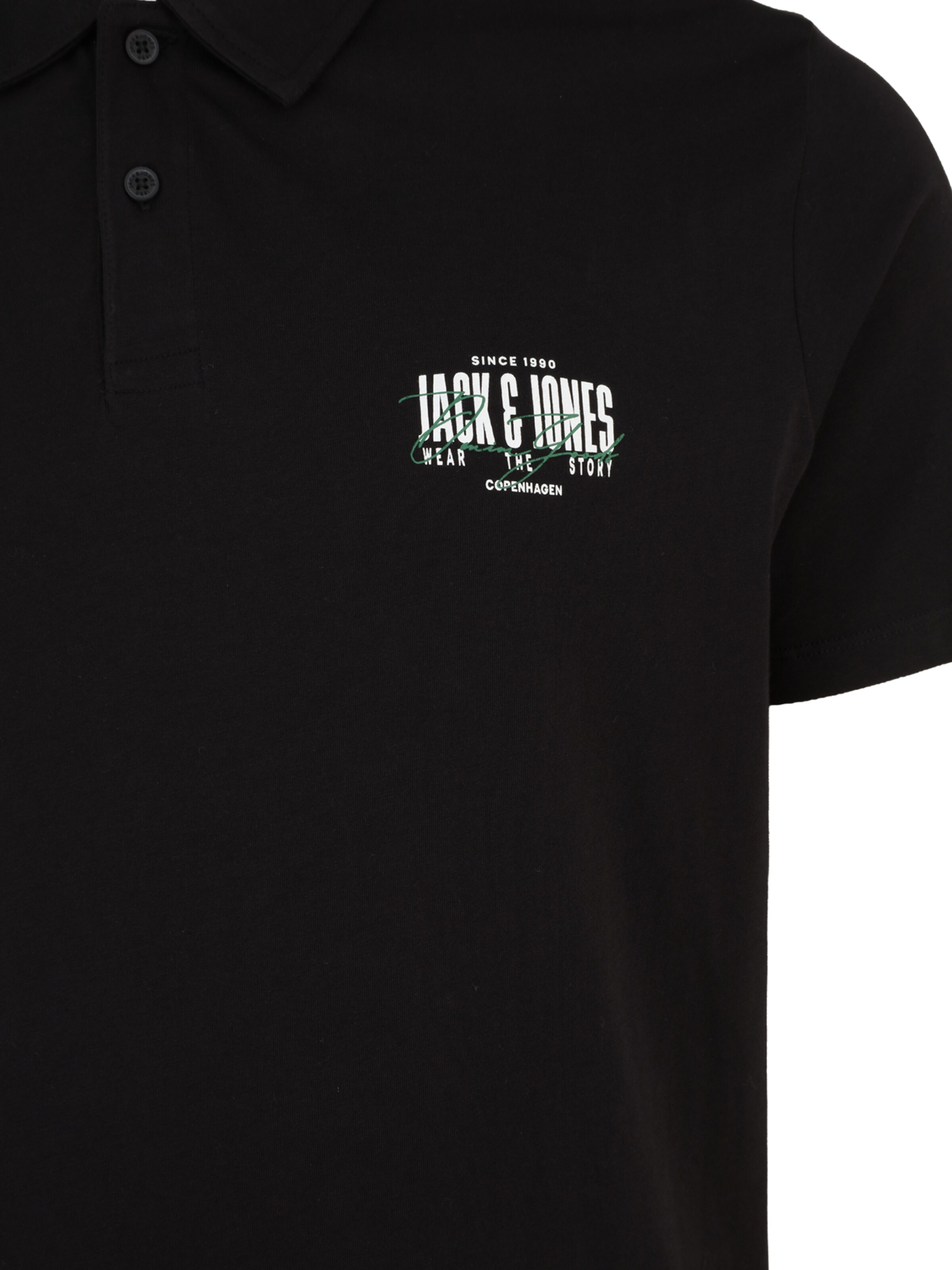 Jack & Jones Plus Футболка 'JJAERO' в Черный