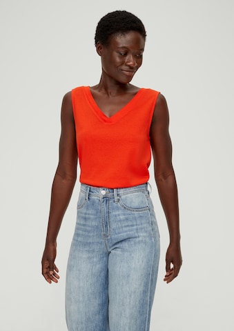 s.Oliver Top in Orange: front