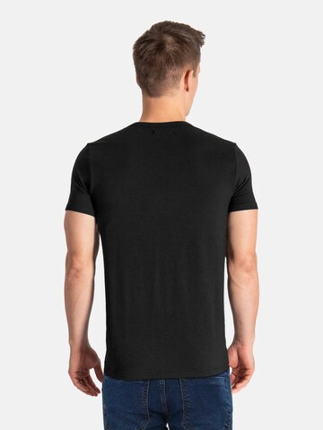 PANTONECLO Shirt 'Pantoneclo Men’s Bamboo T-Shirt V-Neck'‌‌‌‌‌‌ in Schwarz