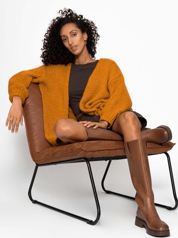 SASSYCLASSY Oversized Cardigan in Yellow