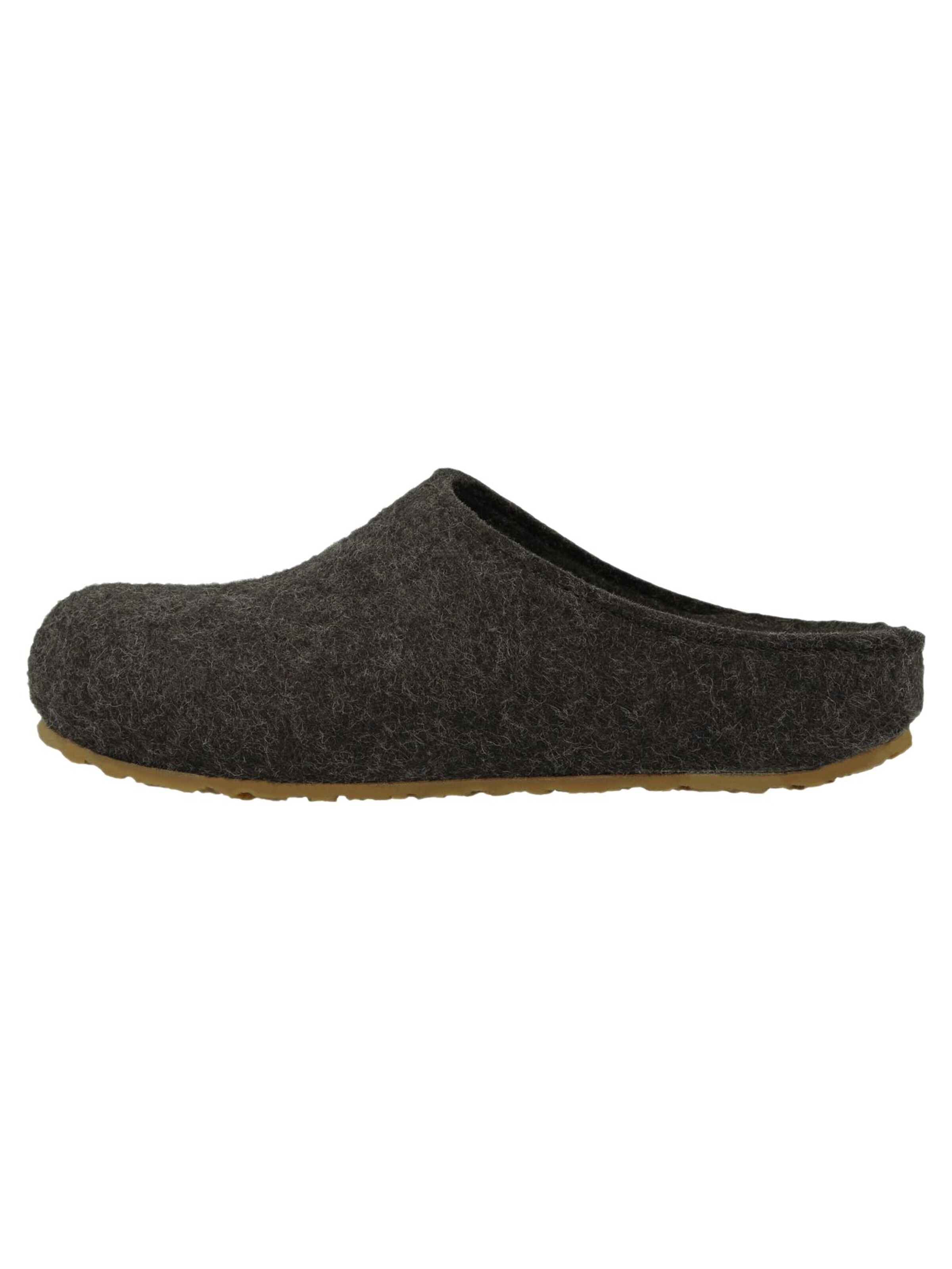 HAFLINGER Slippers 'Grizzly Michl' in Grey: front