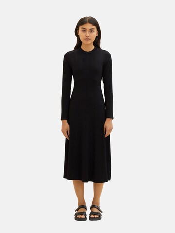 TOM TAILOR DENIM Dress in Black: front