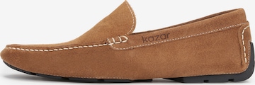 Kazar - Mocasines en marrón: frente
