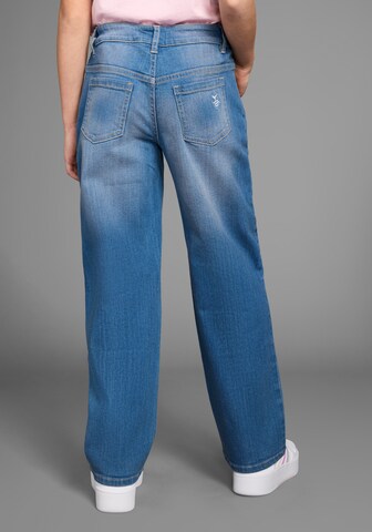 DELMAO Loosefit Jeans in Blau