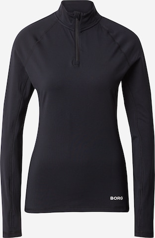 BJÖRN BORG Performance Shirt in Black: front