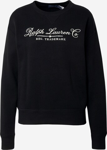 melns Polo Ralph Lauren Sportisks džemperis: no priekšpuses