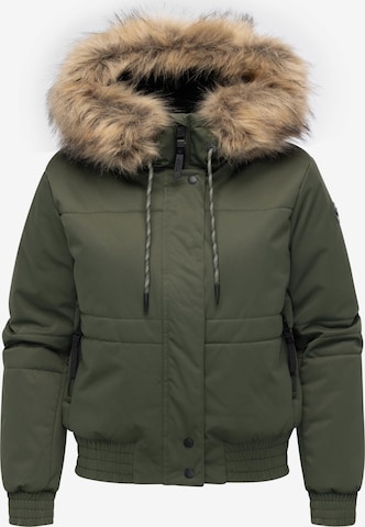 Ragwear Зимняя куртка 'Deluxia' в Зеленый: спереди