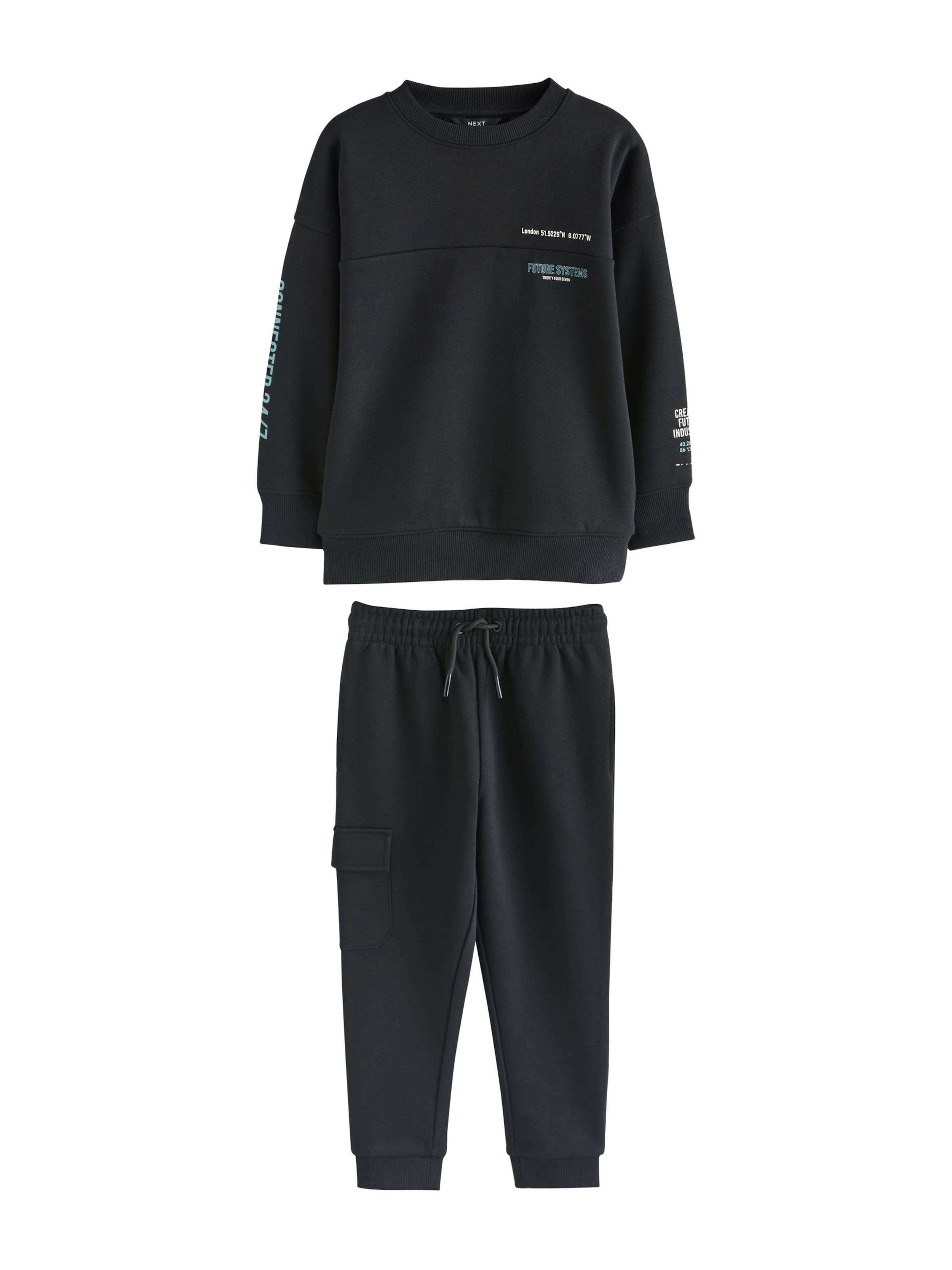 Next Joggingová souprava – černá: přední strana