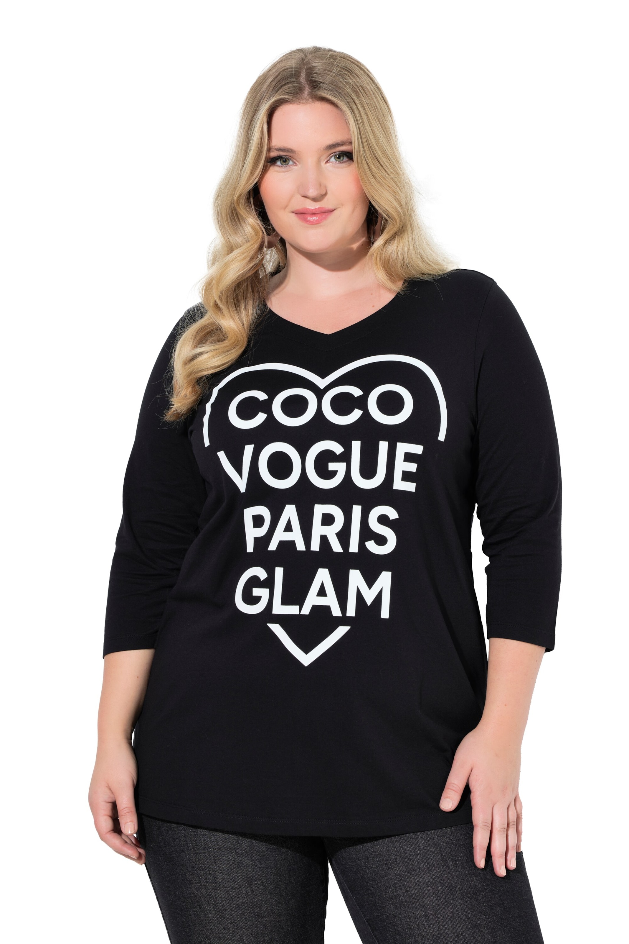 MIAMODA Shirt in Schwarz: Vorderseite