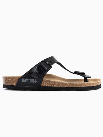 Bayton - Sandalias de dedo 'Mercure' en negro