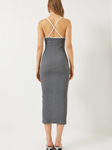 Abito in maglia di Bianco Lucci in grigio