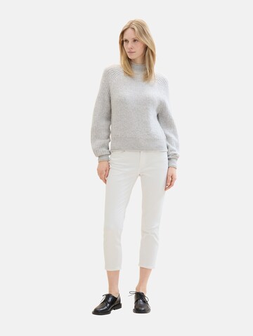 Coupe slim Jean 'Alexa' TOM TAILOR en blanc