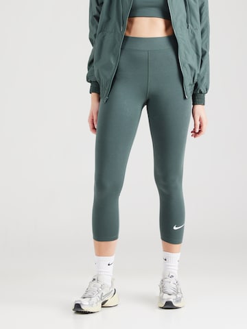 Nike Sportswear Skinny Fit Клин в зелено: отпред