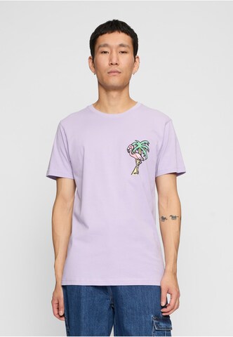 Maglietta 'Flamingo' di Mister Tee in lilla: frontale