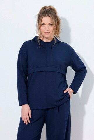 Ulla Popken Sweatshirt in Blau