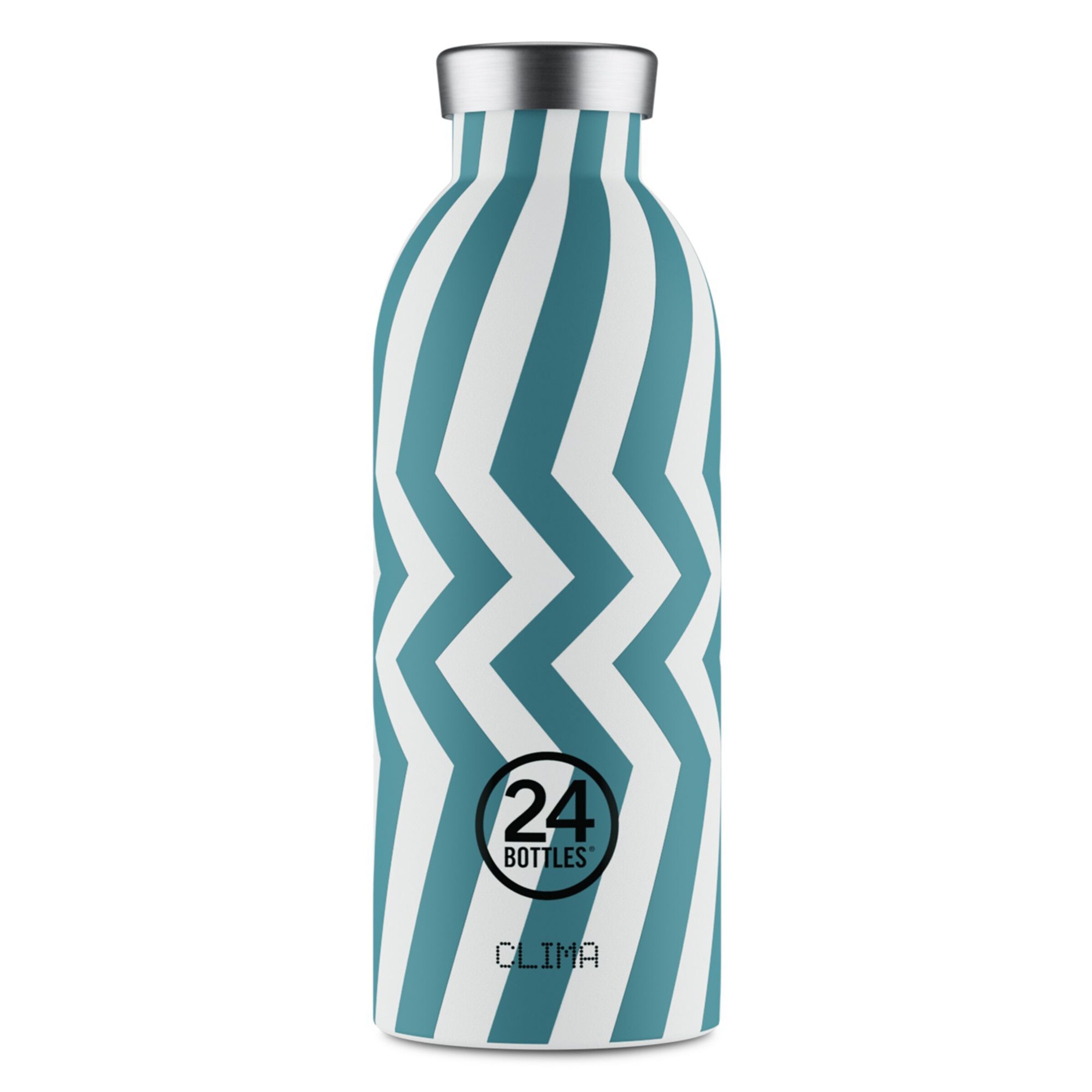 24Bottles Trinkflasche 'Clima' in Grün: Vorderseite