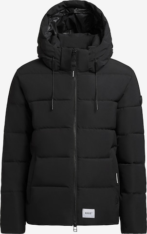 Cappotto invernale di khujo in nero: frontale