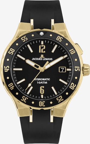 Jacques Lemans Analog Watch in Black: front