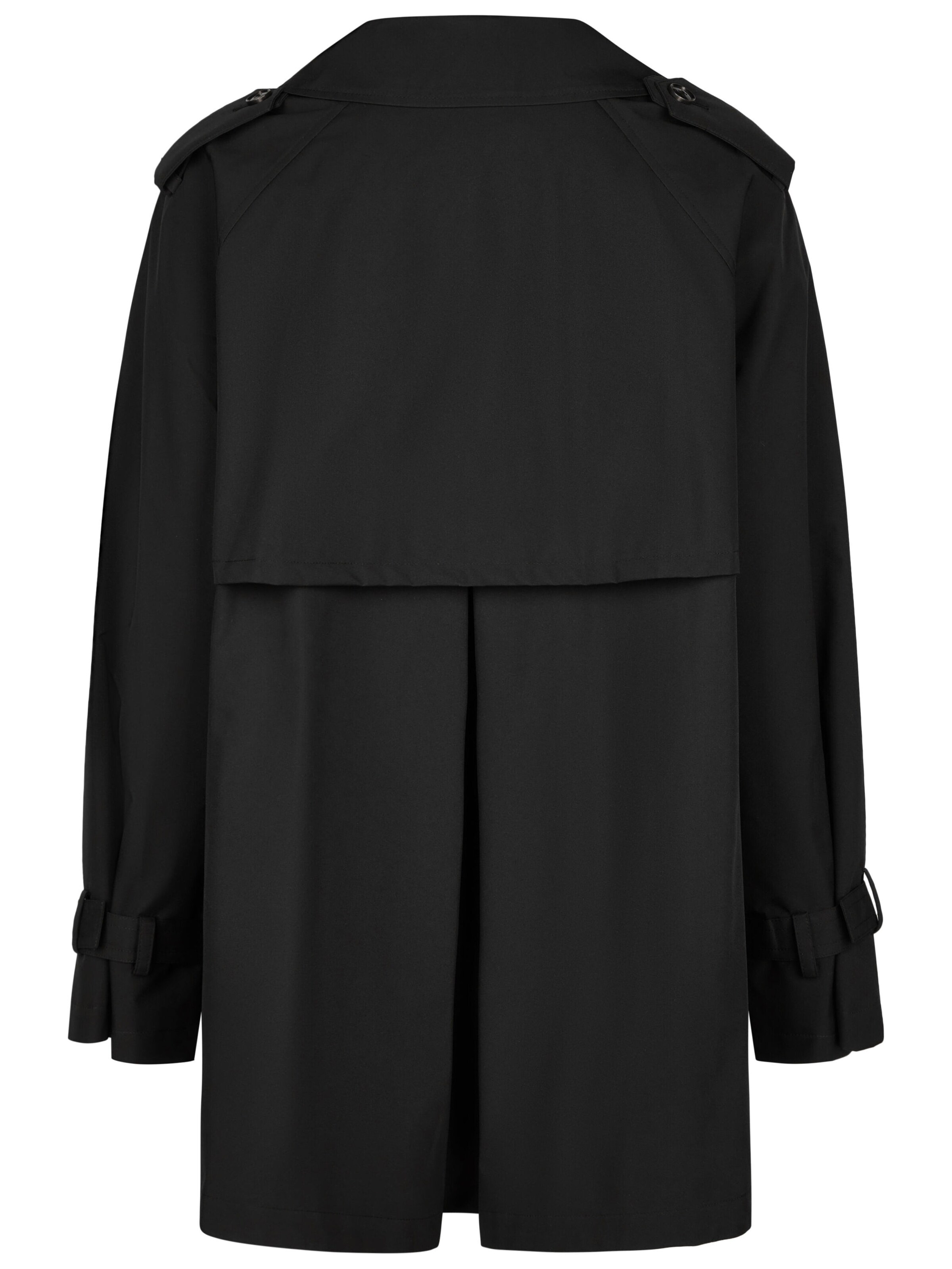 White Label Trenchjacke in Schwarz