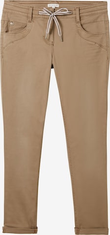 TOM TAILOR Broek in Bruin: voorkant