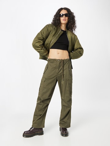 co'couture - Loosefit Calças cargo 'Ezra' em verde