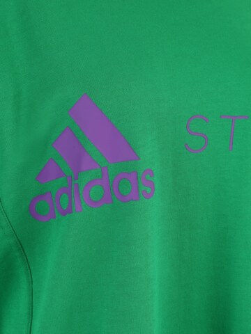 ADIDAS BY STELLA MCCARTNEYTehnička sportska majica 'Logo' - zelena boja