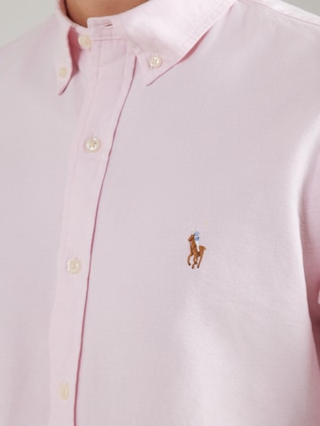 Coupe slim Chemise Polo Ralph Lauren en rose